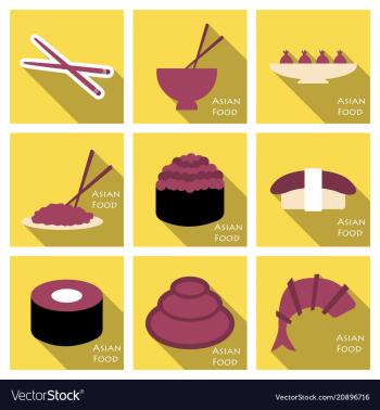 Asian food background asian food poster asian vector image Asian food background asian food poster asian vector image