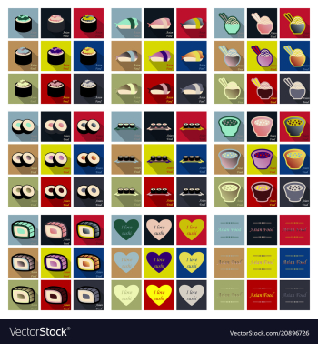 Asian food background asian food poster asian vector image Asian food background asian food poster asian vector image
