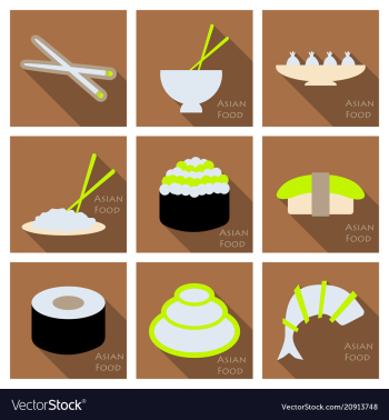 Asian food background asian food poster asian vector image Asian food background asian food poster asian vector image