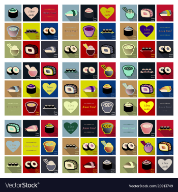 Asian food background asian food poster asian vector image Asian food background asian food poster asian vector image