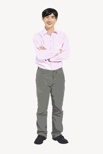 Asian man character, full body | Free PSD - rawpixel Asian man character, full body | Free PSD - rawpixel