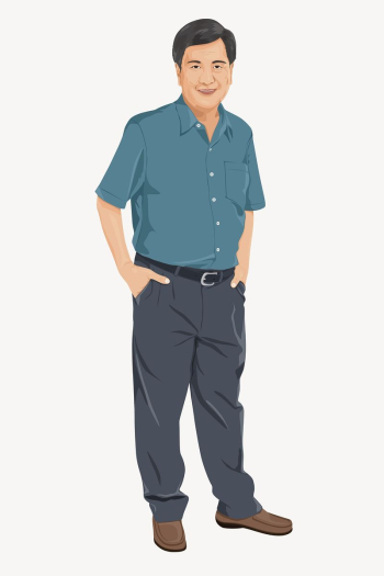 Asian man character, full body | Free Vector - rawpixel Asian man character, full body | Free Vector - rawpixel