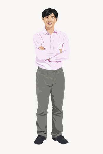 Asian man character, full body | Free Vector - rawpixel Asian man character, full body | Free Vector - rawpixel