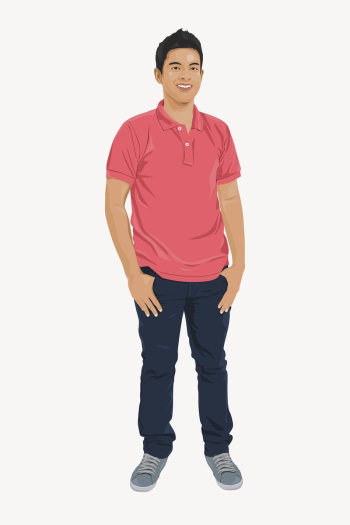 Asian man, full body length | Free Vector - rawpixel Asian man, full body length | Free Vector - rawpixel