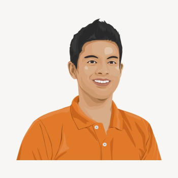 Asian man, smiling character sticker, | Free Vector - rawpixel Asian man, smiling character sticker, | Free Vector - rawpixel