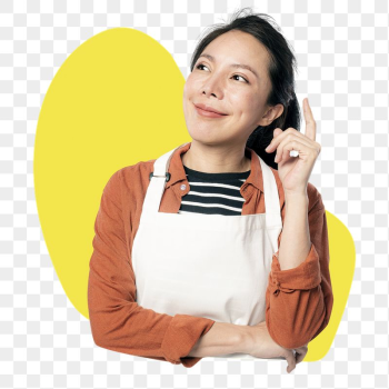 Asian woman png badge sticker, | Free PNG - rawpixel