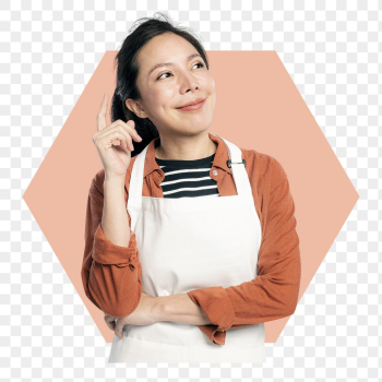 Asian woman png badge sticker, | Free PNG - rawpixel