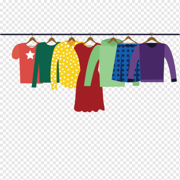 assorted clothes, Clothing Adobe Illustrator, Women's clothes, tshirt, template, holidays png