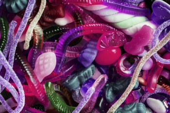 Assorted-color Gummy Worms Assorted-color Gummy Worms