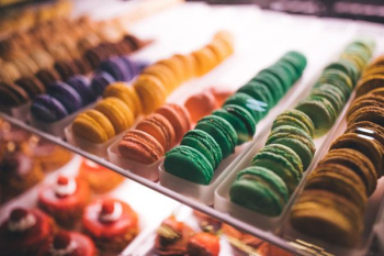 assorted-color macaroons assorted-color macaroons