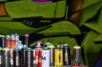 assorted-color spray paint bottle lot assorted-color spray paint bottle lot
