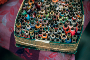 Assorted Color Threads in Box