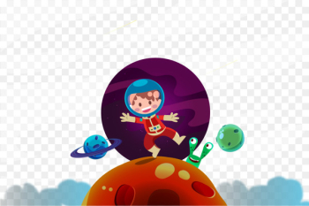 Astronaut Euclidean vector Cartoon - Cartoon explorations of space astronauts 