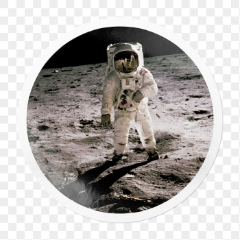 Astronaut png on the moon | Free PNG - rawpixel