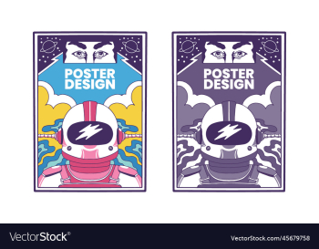 astronaut poster design astronaut poster design