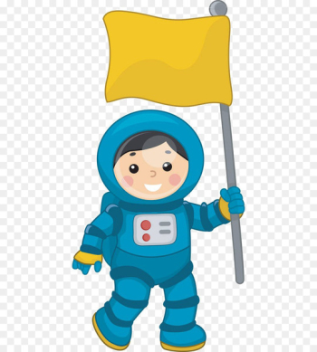 Astronaut Space suit Clip art - Cartoon child flag Astronaut Space suit Clip art - Cartoon child flag