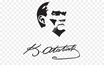 Atatürk Silüeti Silhouette Drawing Ottoman Empire Stencil - Silhouette 