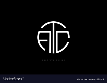 atc circle minimal letter branding logo atc circle minimal letter branding logo