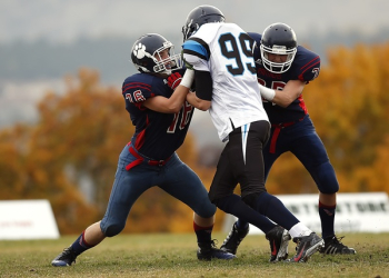 Athletes With Ball on the Background Athletes With Ball on the Background