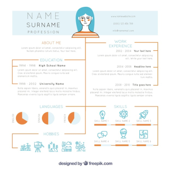 Attractive online curriculum template Attractive online curriculum template