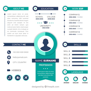 Attractive online curriculum template Attractive online curriculum template
