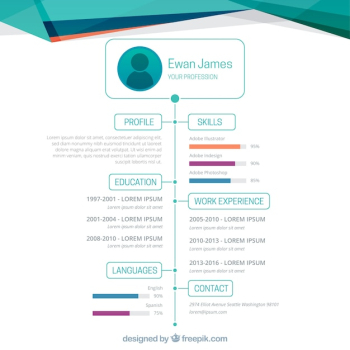 Attractive online curriculum template Attractive online curriculum template