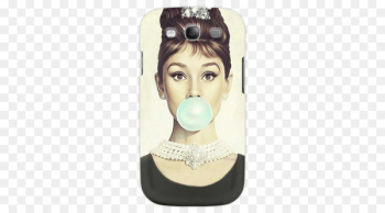 Audrey Hepburn Breakfast at Tiffany's Chewing gum Bubble gum Art - chewing gum 