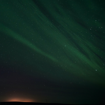 Aurora borealis, northern Iceland Aurora borealis, northern Iceland