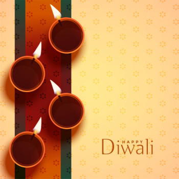 Auspicious happy diwali diya lamp decoration Free Vector Auspicious happy diwali diya lamp decoration Free Vector