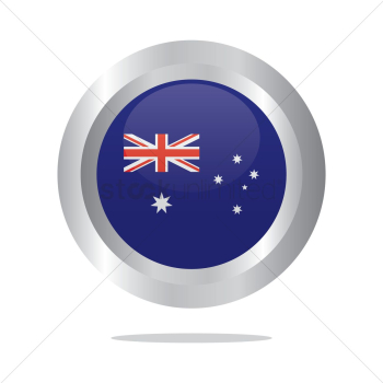 Australia flag button Australia flag button