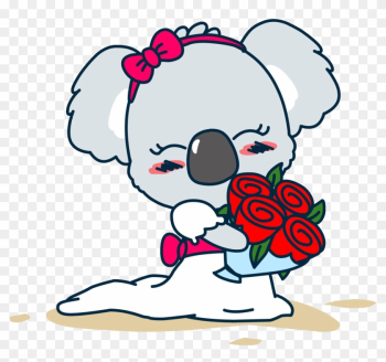 Australia Koala Cartoon Clip Art - Beach Rose Australia Koala Cartoon Clip Art - Beach Rose