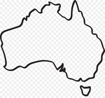 Australia Vector Map Drawing - Australia Australia Vector Map Drawing - Australia