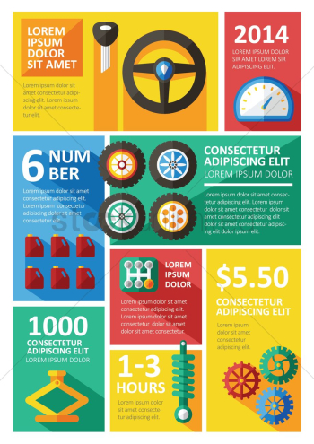 Automobile infographic Automobile infographic