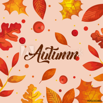 autumn background with leafs decoration autumn background with leafs decoration