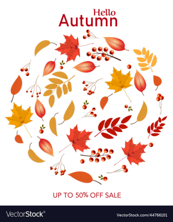 autumn colorful leaves sale background autumn colorful leaves sale background
