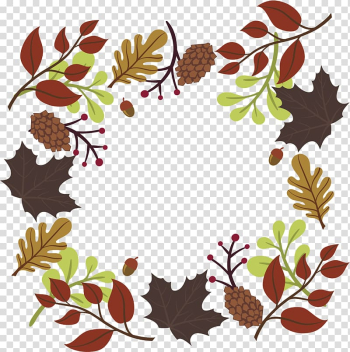 Autumn Deciduous , Autumn leaves decoration box transparent background PNG clipart Autumn Deciduous , Autumn leaves decoration box transparent background PNG clipart