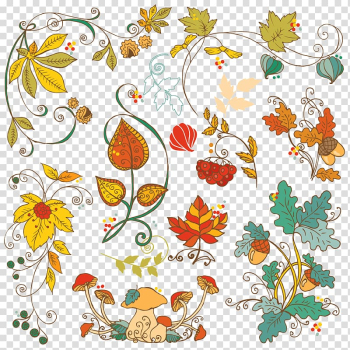 Autumn Illustration, Hand-painted Autumn transparent background PNG clipart Autumn Illustration, Hand-painted Autumn transparent background PNG clipart