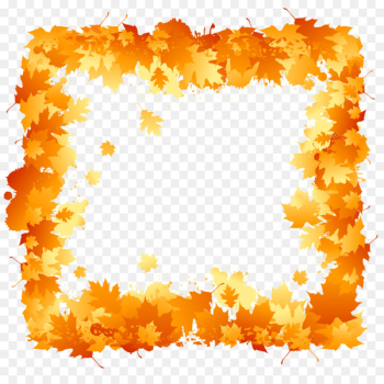 Autumn leaf color Maple leaf - Gold Maple Leaf Border Autumn leaf color Maple leaf - Gold Maple Leaf Border
