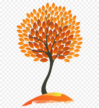 Autumn leaf color Tree Clip art - Autumn Tree PNG Clipart Image 
