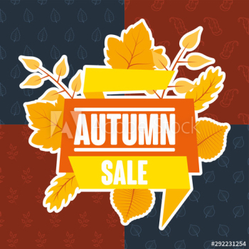 autumn sale seasonal label icon autumn sale seasonal label icon