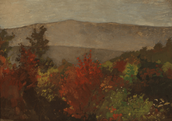 Autumn Treetops (1873) by Winslow | Free Photo - rawpixel Autumn Treetops (1873) by Winslow | Free Photo - rawpixel