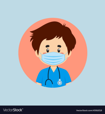 avatar of a male nurse character avatar of a male nurse character