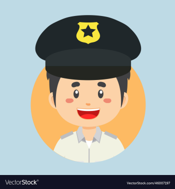 avatar of a police character avatar of a police character