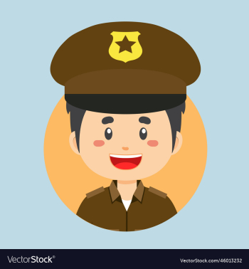 avatar of a police character avatar of a police character