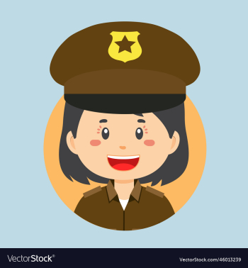 avatar of a police character avatar of a police character