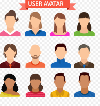 Avatar User Download Icon - 12 expressionless user avatar vector 