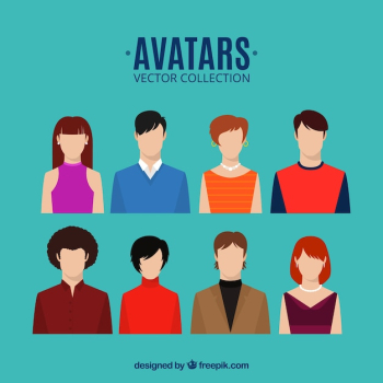 Avatars vector collection Avatars vector collection