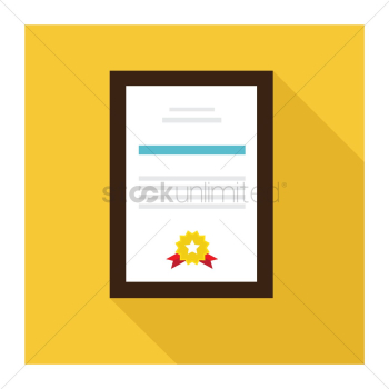 Award certificate Award certificate