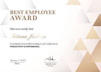 Award certificate template, gold modern | Free PSD Template - rawpixel Award certificate template, gold modern | Free PSD Template - rawpixel