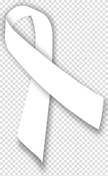 Awareness ribbon Lung cancer White ribbon, ribbon transparent background PNG clipart Awareness ribbon Lung cancer White ribbon, ribbon transparent background PNG clipart